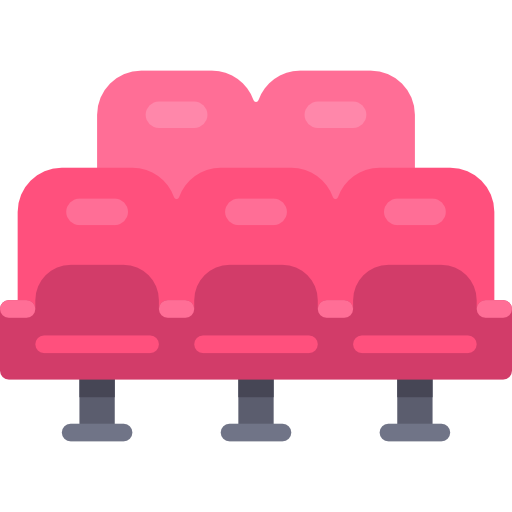 bioscoop Special Flat icoon