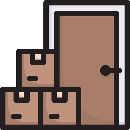 Doorstep delivery Generic Outline Color icon