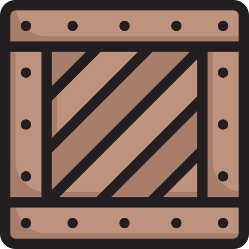 Деревянная коробка Generic Outline Color иконка