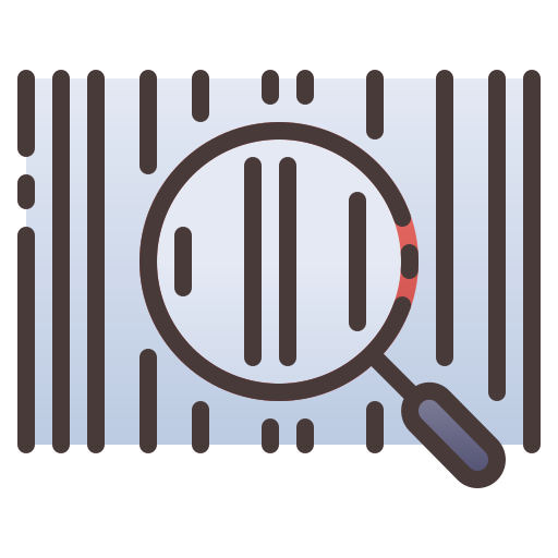 Barcode Generic Lineal Color Gradient icon