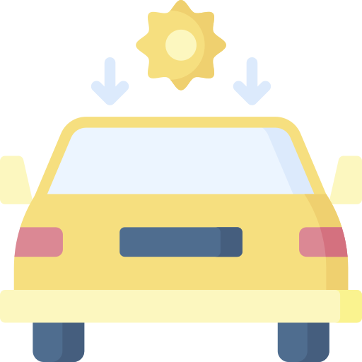 태양 광 자동차 Special Flat icon