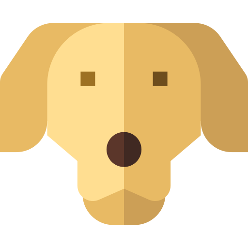 perro perdiguero de oro Basic Straight Flat icono