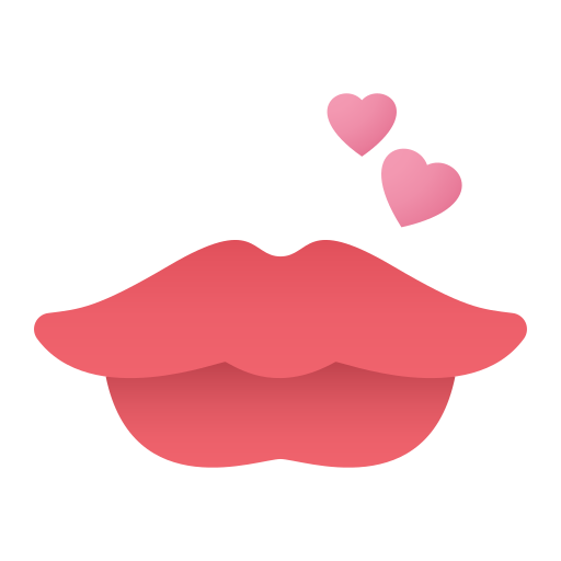 pocałunek Generic Flat Gradient ikona