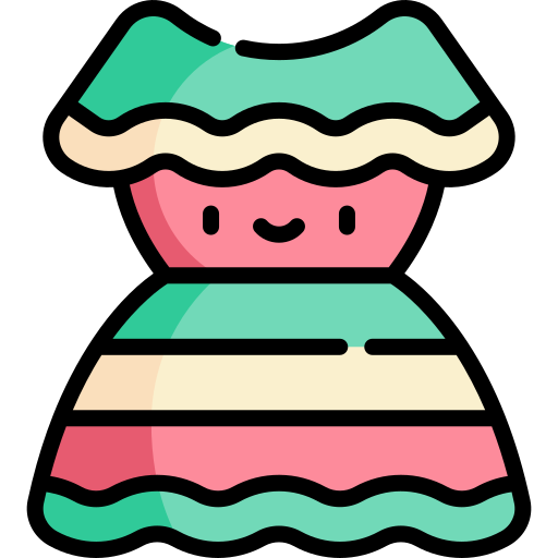 Dress Kawaii Lineal color icon