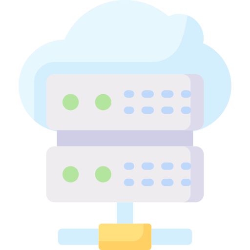 servidor en la nube Special Flat icono