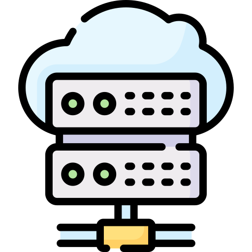 Облачный сервер Special Lineal color иконка