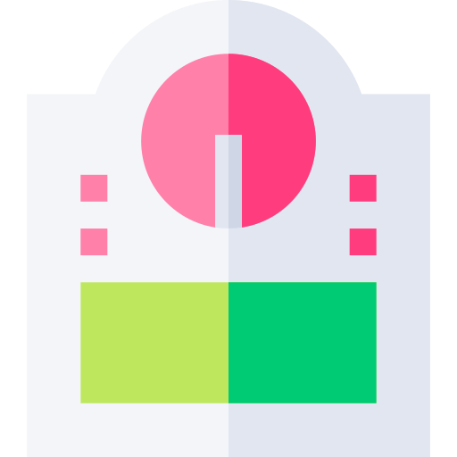 체중계 Basic Straight Flat icon