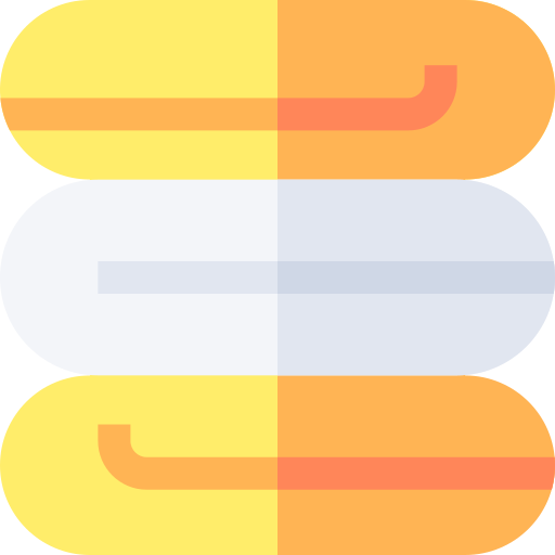 タオル掛け Basic Straight Flat icon