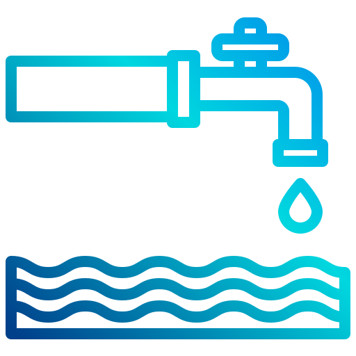 水を節約する xnimrodx Lineal Gradient icon