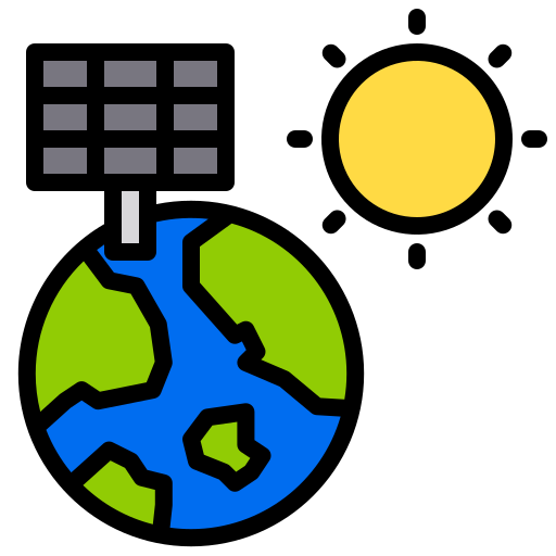 太陽電池 xnimrodx Lineal Color icon