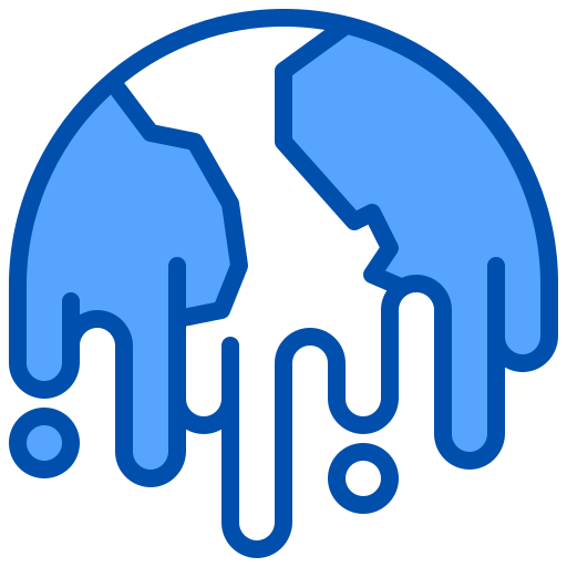 opwarming van de aarde xnimrodx Blue icoon