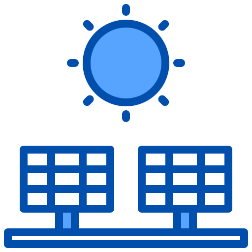 célula solar xnimrodx Blue Ícone