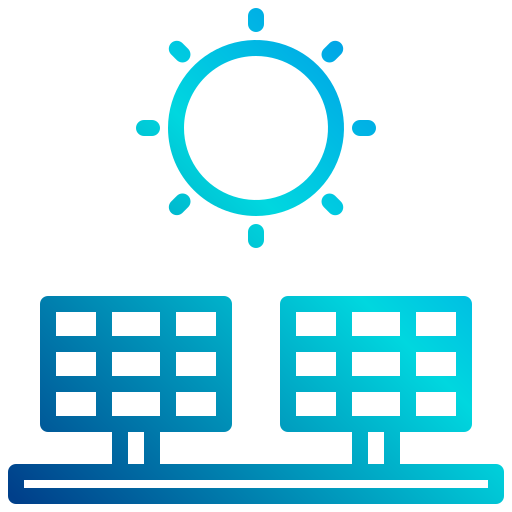 Solar cell xnimrodx Lineal Gradient icon