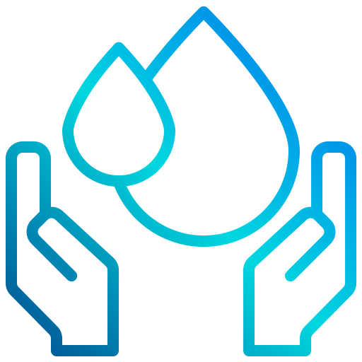 ahorrar agua xnimrodx Lineal Gradient icono