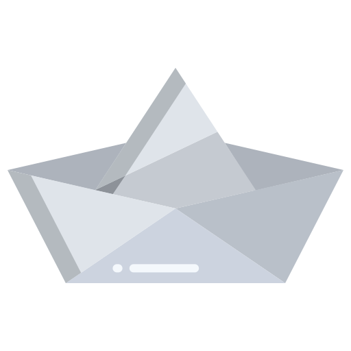 Paper boat Icongeek26 Flat icon