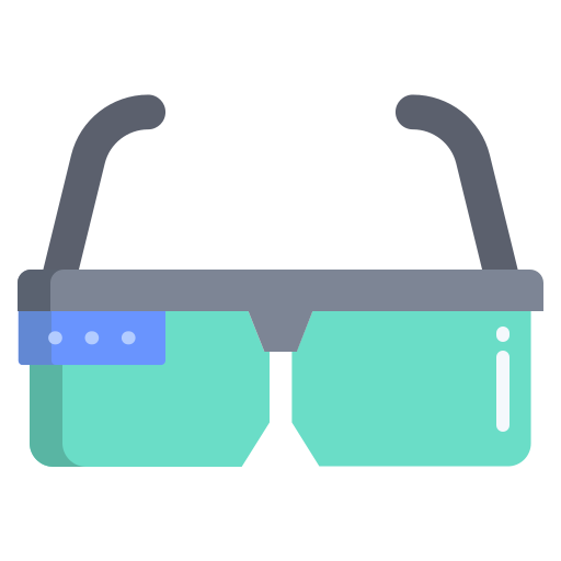 Smart glasses Icongeek26 Flat icon