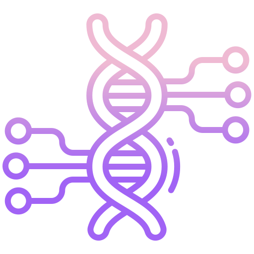 ДНК Icongeek26 Outline Gradient иконка