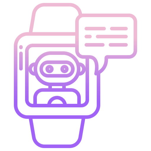 smartwatch Icongeek26 Outline Gradient icon