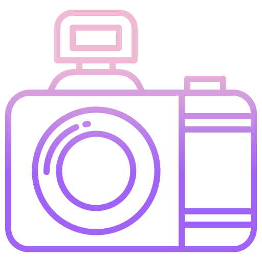 Camera Icongeek26 Outline Gradient icon