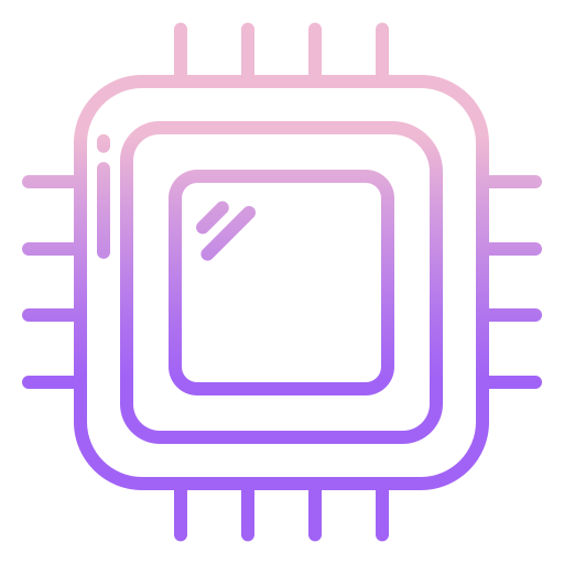 cpu Icongeek26 Outline Gradient icon