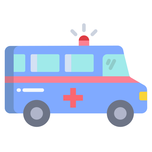 ambulance Icongeek26 Flat icoon