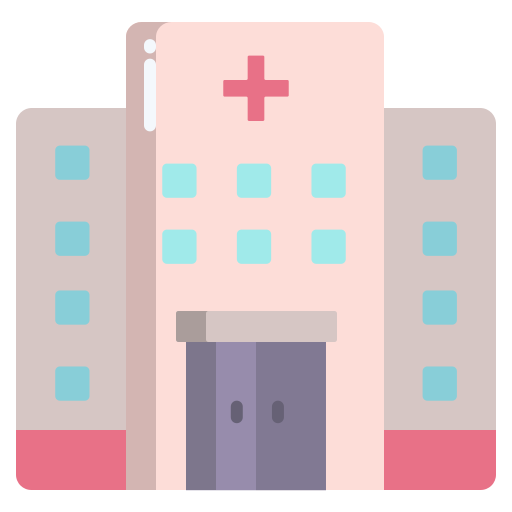 Hospital Icongeek26 Flat icon