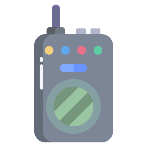 walkie-talkie Icongeek26 Flat icoon