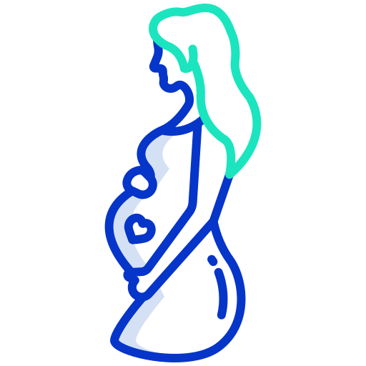 Pregnant Icongeek26 Outline Colour icon