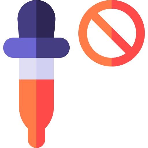 No artificial colours Basic Rounded Flat icon