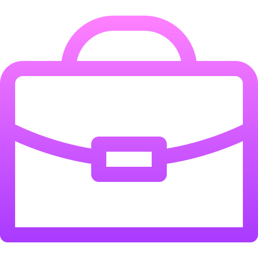 Briefcase Basic Gradient Lineal color icon
