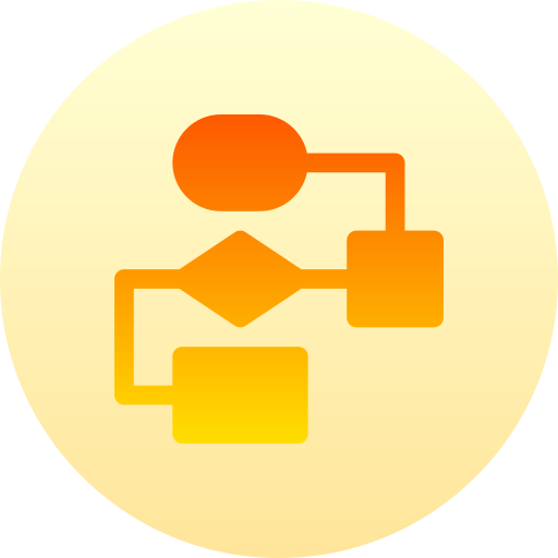 Workflow Basic Gradient Circular icon