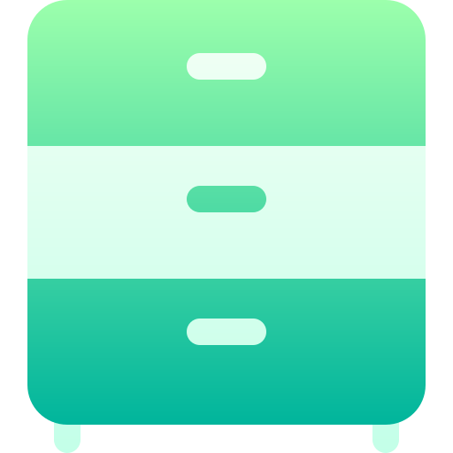 gabinete Basic Gradient Gradient icono