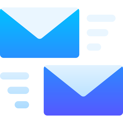 e-mail Basic Gradient Gradient icona