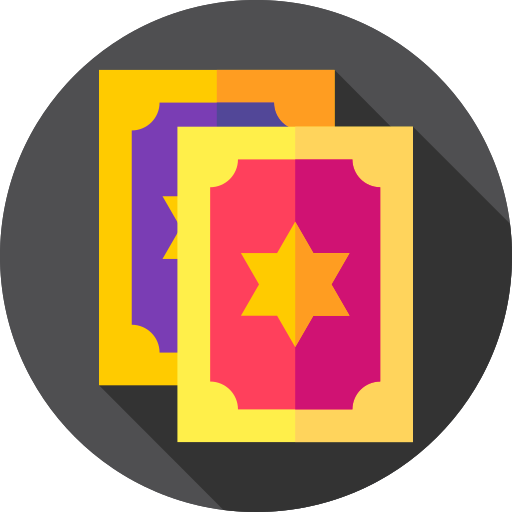 Tarot Flat Circular Flat icon
