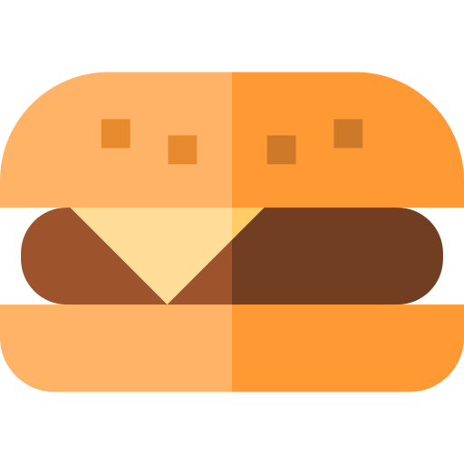 burger Basic Straight Flat icon