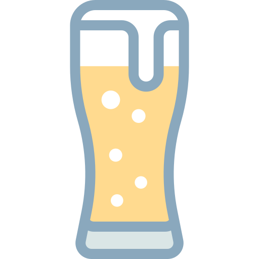 맥주 파인트 Detailed color Lineal color icon