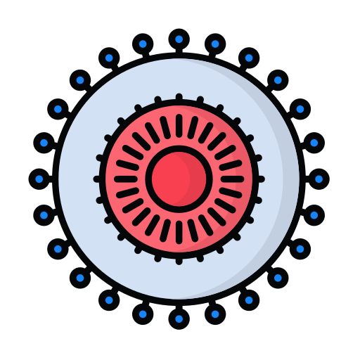 virus Generic Outline Color icon