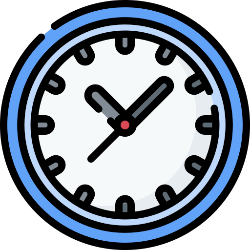 Wall clock Special Lineal color icon