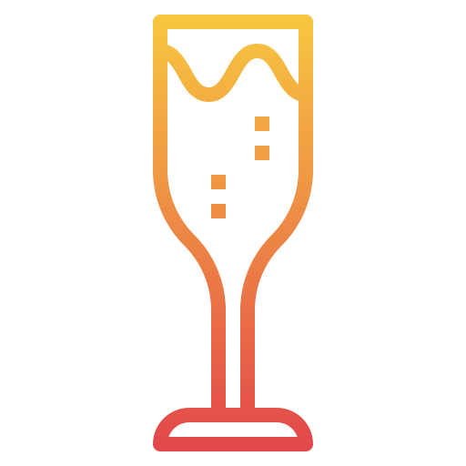 szampan Generic Gradient ikona