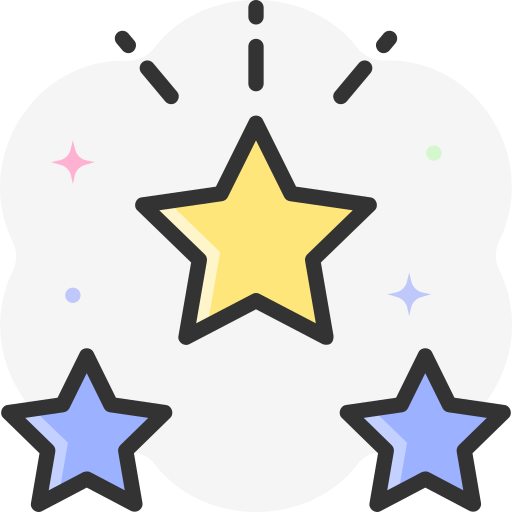 gwiazdy SBTS2018 Lineal Color ikona