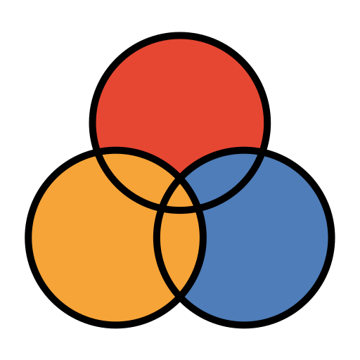 rgb Generic Outline Color icono