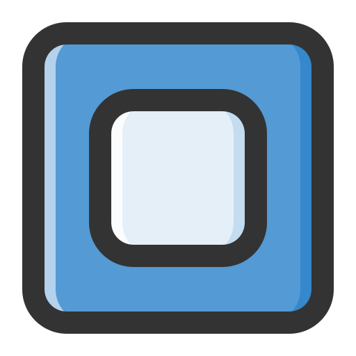 stopptaste Generic Outline Color icon