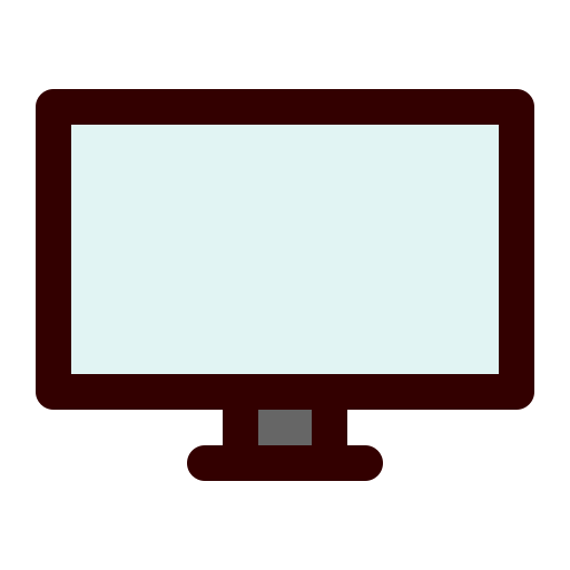 Tv screen Generic Outline Color icon