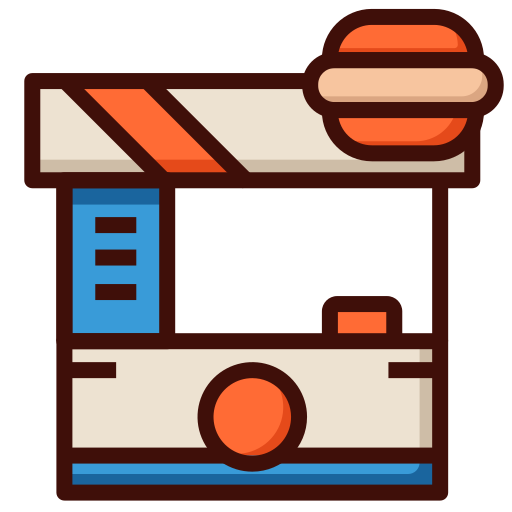 Kiosk Generic Outline Color icon