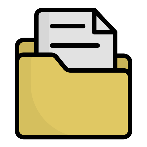 Файловое хранилище Generic Outline Color иконка