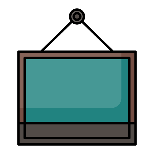 tablica szkolna Generic Outline Color ikona