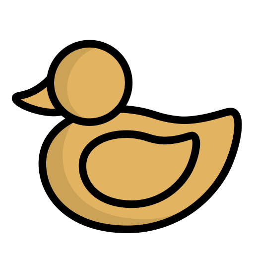 ゴム製のアヒル Generic Outline Color icon