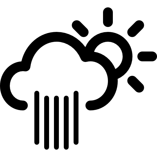 día lluvioso Dreamstale Lineal icono