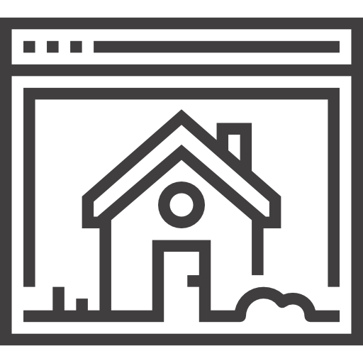 집 Maxim Flat Lineal icon