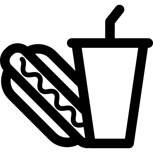 fast food Dreamstale Lineal ikona
